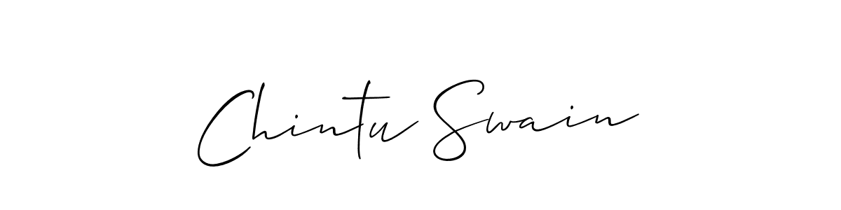 How to Draw Chintu Swain signature style? Allison_Script is a latest design signature styles for name Chintu Swain. Chintu Swain signature style 2 images and pictures png