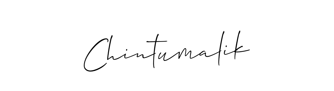 How to Draw Chintumalik signature style? Allison_Script is a latest design signature styles for name Chintumalik. Chintumalik signature style 2 images and pictures png