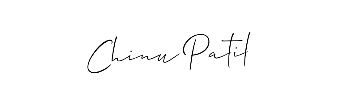 You should practise on your own different ways (Allison_Script) to write your name (Chinu Patil) in signature. don't let someone else do it for you. Chinu Patil signature style 2 images and pictures png