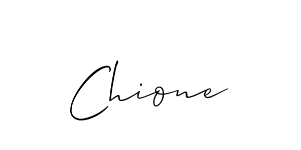 Chione stylish signature style. Best Handwritten Sign (Allison_Script) for my name. Handwritten Signature Collection Ideas for my name Chione. Chione signature style 2 images and pictures png