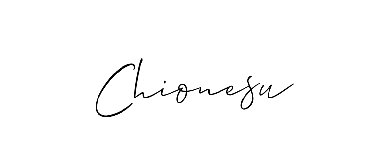 It looks lik you need a new signature style for name Chionesu. Design unique handwritten (Allison_Script) signature with our free signature maker in just a few clicks. Chionesu signature style 2 images and pictures png