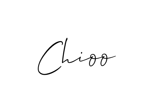 You should practise on your own different ways (Allison_Script) to write your name (Chioo) in signature. don't let someone else do it for you. Chioo signature style 2 images and pictures png