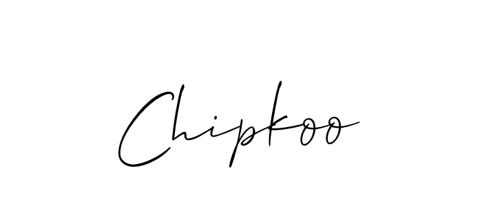 Make a short Chipkoo signature style. Manage your documents anywhere anytime using Allison_Script. Create and add eSignatures, submit forms, share and send files easily. Chipkoo signature style 2 images and pictures png