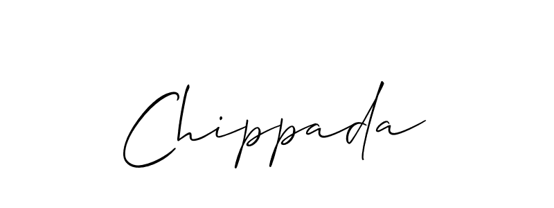 Make a beautiful signature design for name Chippada. With this signature (Allison_Script) style, you can create a handwritten signature for free. Chippada signature style 2 images and pictures png
