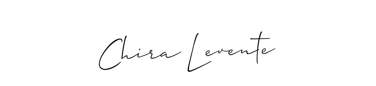 if you are searching for the best signature style for your name Chira Levente. so please give up your signature search. here we have designed multiple signature styles  using Allison_Script. Chira Levente signature style 2 images and pictures png