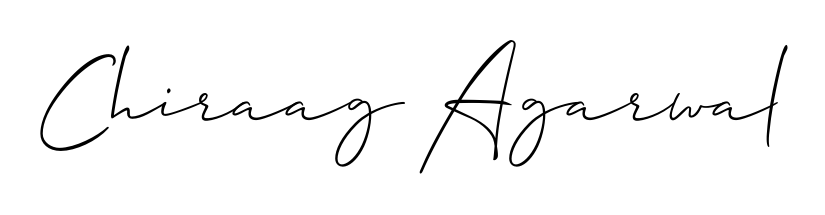 Express your personality with a custom Chiraag Agarwal signature crafted with Allison_Script typography. Free transparent PNG download available. Chiraag Agarwal signature style 2 images and pictures png