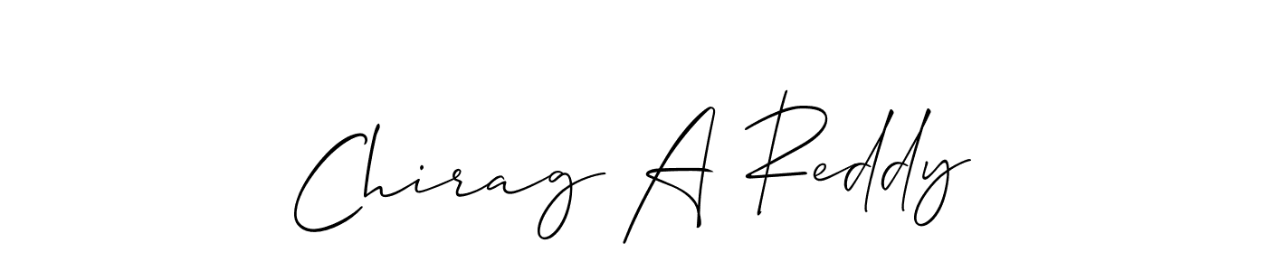 Best and Professional Signature Style for Chirag A Reddy. Allison_Script Best Signature Style Collection. Chirag A Reddy signature style 2 images and pictures png