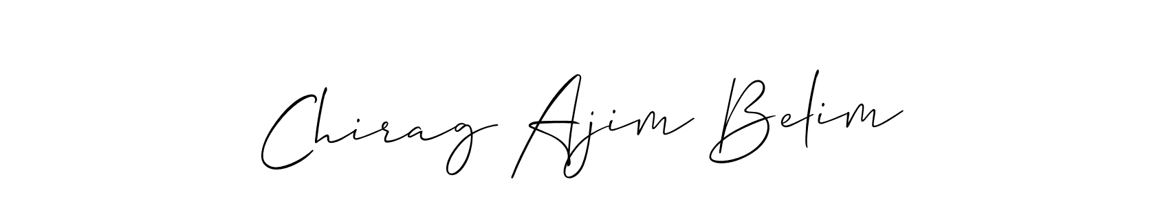 Also You can easily find your signature by using the search form. We will create Chirag Ajim Belim name handwritten signature images for you free of cost using Allison_Script sign style. Chirag Ajim Belim signature style 2 images and pictures png