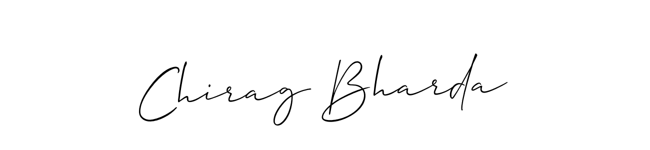 How to Draw Chirag Bharda signature style? Allison_Script is a latest design signature styles for name Chirag Bharda. Chirag Bharda signature style 2 images and pictures png