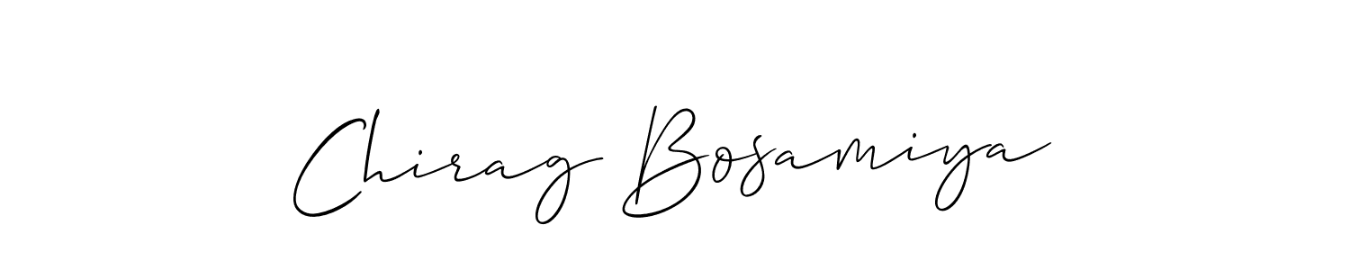 if you are searching for the best signature style for your name Chirag Bosamiya. so please give up your signature search. here we have designed multiple signature styles  using Allison_Script. Chirag Bosamiya signature style 2 images and pictures png