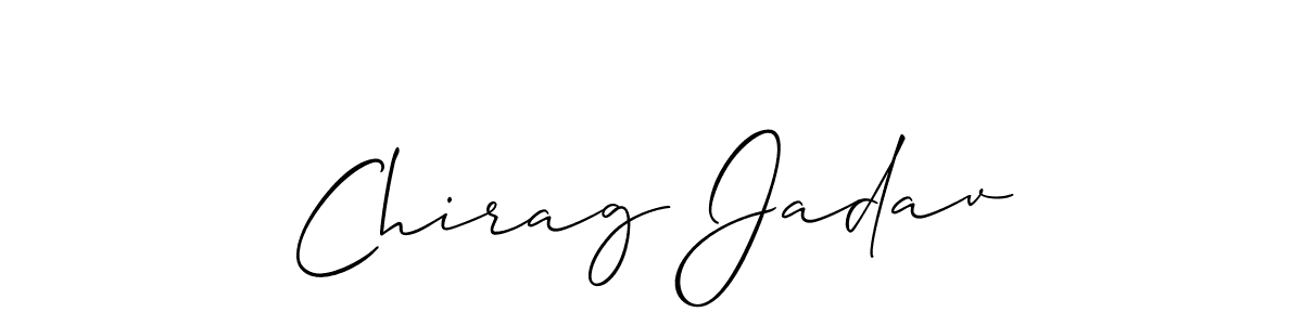 Once you've used our free online signature maker to create your best signature Allison_Script style, it's time to enjoy all of the benefits that Chirag Jadav name signing documents. Chirag Jadav signature style 2 images and pictures png