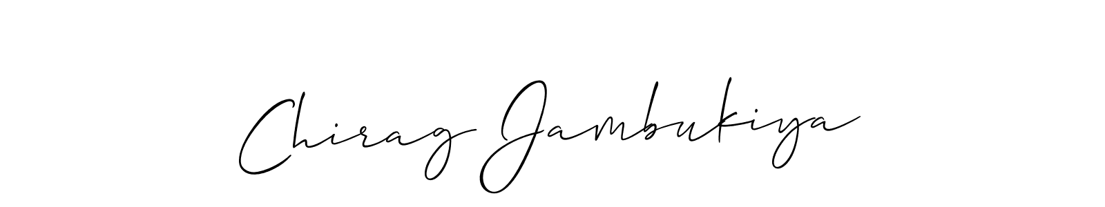 Best and Professional Signature Style for Chirag Jambukiya. Allison_Script Best Signature Style Collection. Chirag Jambukiya signature style 2 images and pictures png