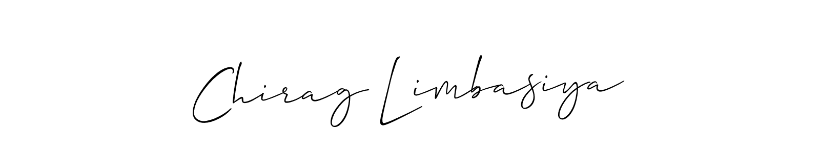 You can use this online signature creator to create a handwritten signature for the name Chirag Limbasiya. This is the best online autograph maker. Chirag Limbasiya signature style 2 images and pictures png