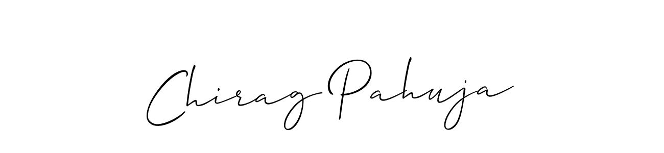 This is the best signature style for the Chirag Pahuja name. Also you like these signature font (Allison_Script). Mix name signature. Chirag Pahuja signature style 2 images and pictures png