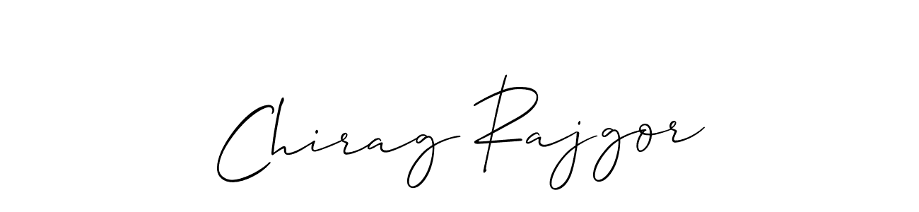 You should practise on your own different ways (Allison_Script) to write your name (Chirag Rajgor) in signature. don't let someone else do it for you. Chirag Rajgor signature style 2 images and pictures png