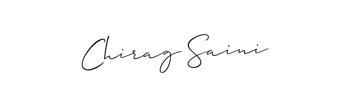 It looks lik you need a new signature style for name Chirag Saini. Design unique handwritten (Allison_Script) signature with our free signature maker in just a few clicks. Chirag Saini signature style 2 images and pictures png