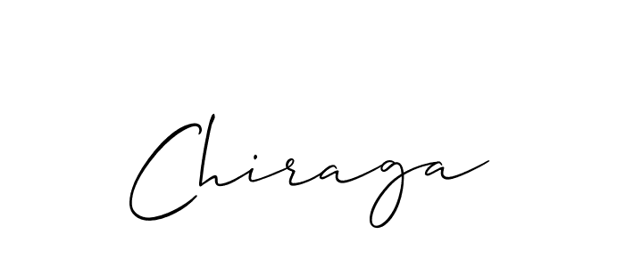 if you are searching for the best signature style for your name Chiraga. so please give up your signature search. here we have designed multiple signature styles  using Allison_Script. Chiraga signature style 2 images and pictures png