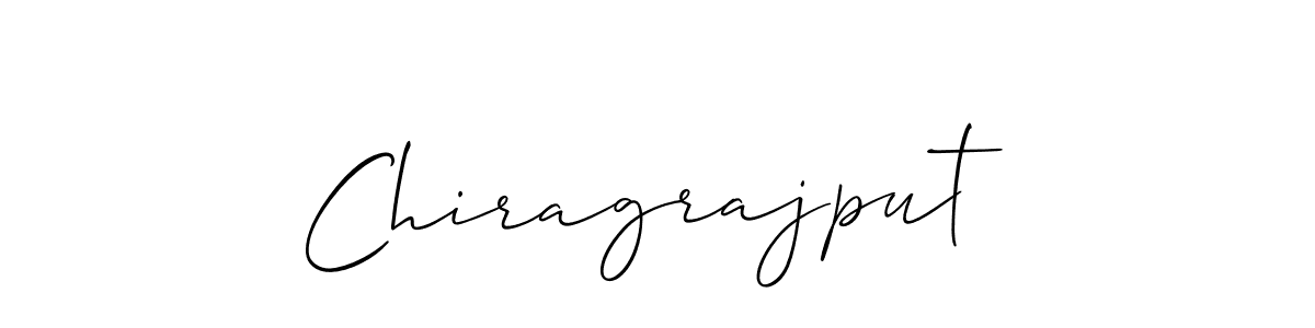 How to Draw Chiragrajput signature style? Allison_Script is a latest design signature styles for name Chiragrajput. Chiragrajput signature style 2 images and pictures png