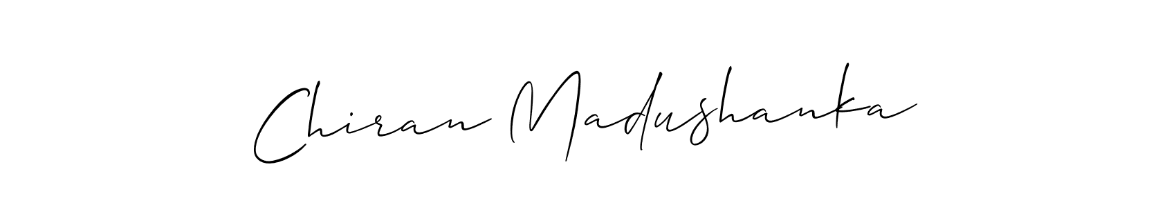Make a beautiful signature design for name Chiran Madushanka. Use this online signature maker to create a handwritten signature for free. Chiran Madushanka signature style 2 images and pictures png