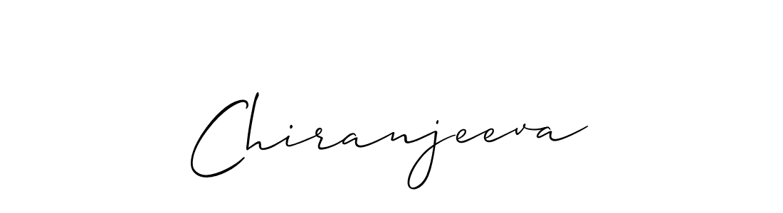 Also we have Chiranjeeva name is the best signature style. Create professional handwritten signature collection using Allison_Script autograph style. Chiranjeeva signature style 2 images and pictures png