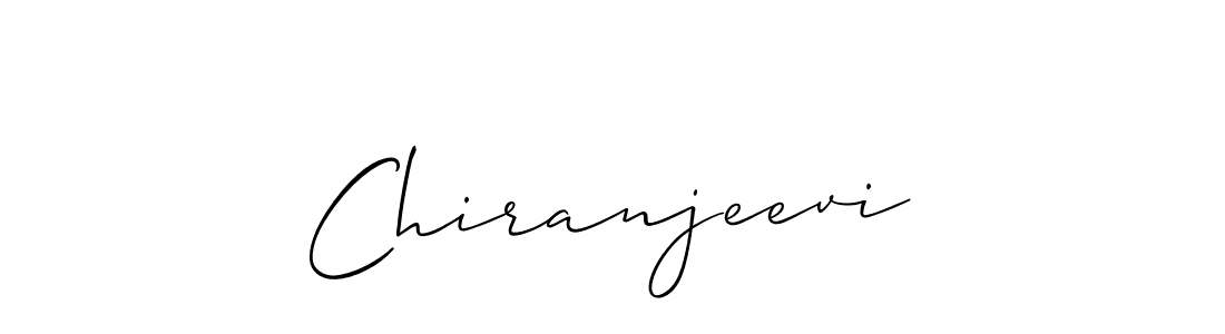 Create a beautiful signature design for name Chiranjeevi. With this signature (Allison_Script) fonts, you can make a handwritten signature for free. Chiranjeevi signature style 2 images and pictures png