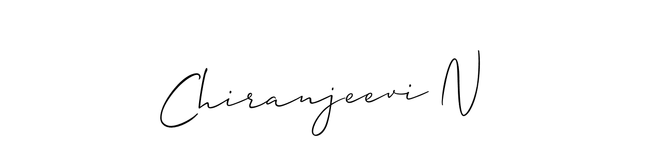 Similarly Allison_Script is the best handwritten signature design. Signature creator online .You can use it as an online autograph creator for name Chiranjeevi N. Chiranjeevi N signature style 2 images and pictures png