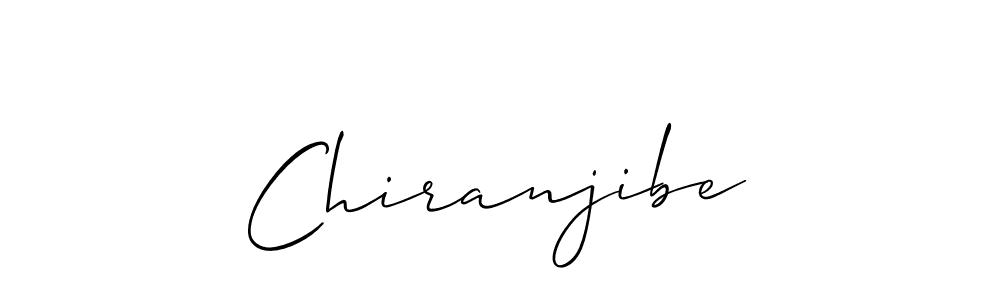 Make a beautiful signature design for name Chiranjibe. With this signature (Allison_Script) style, you can create a handwritten signature for free. Chiranjibe signature style 2 images and pictures png