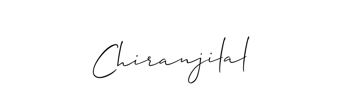How to Draw Chiranjilal signature style? Allison_Script is a latest design signature styles for name Chiranjilal. Chiranjilal signature style 2 images and pictures png