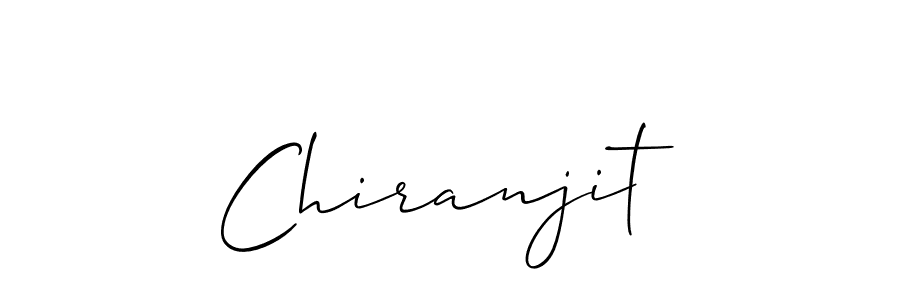 How to Draw Chiranjit signature style? Allison_Script is a latest design signature styles for name Chiranjit. Chiranjit signature style 2 images and pictures png