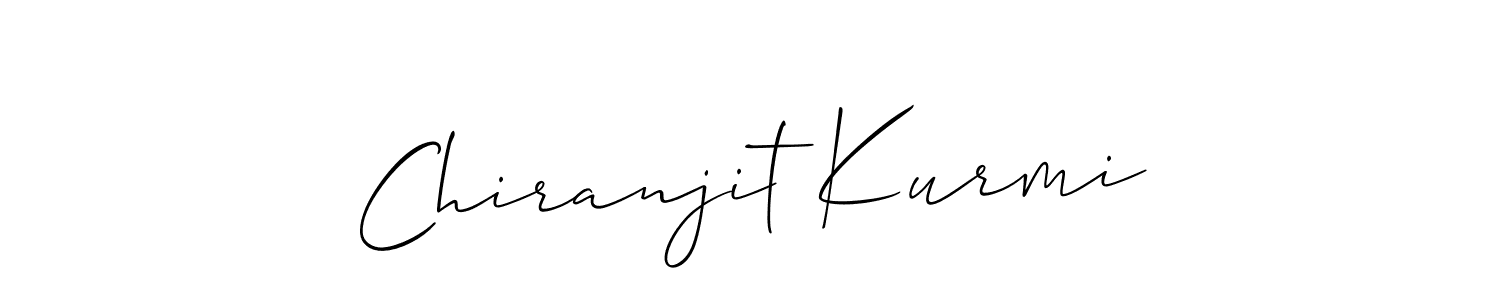 Design your own signature with our free online signature maker. With this signature software, you can create a handwritten (Allison_Script) signature for name Chiranjit Kurmi. Chiranjit Kurmi signature style 2 images and pictures png