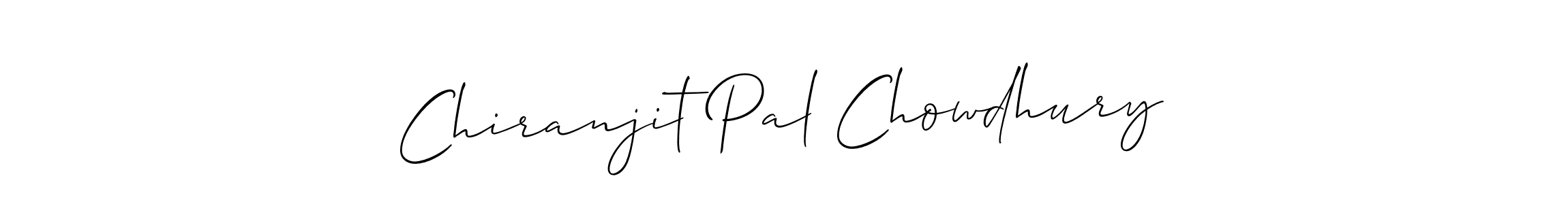 Design your own signature with our free online signature maker. With this signature software, you can create a handwritten (Allison_Script) signature for name Chiranjit Pal Chowdhury. Chiranjit Pal Chowdhury signature style 2 images and pictures png