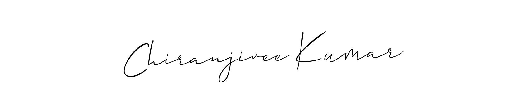 Design your own signature with our free online signature maker. With this signature software, you can create a handwritten (Allison_Script) signature for name Chiranjivee Kumar. Chiranjivee Kumar signature style 2 images and pictures png