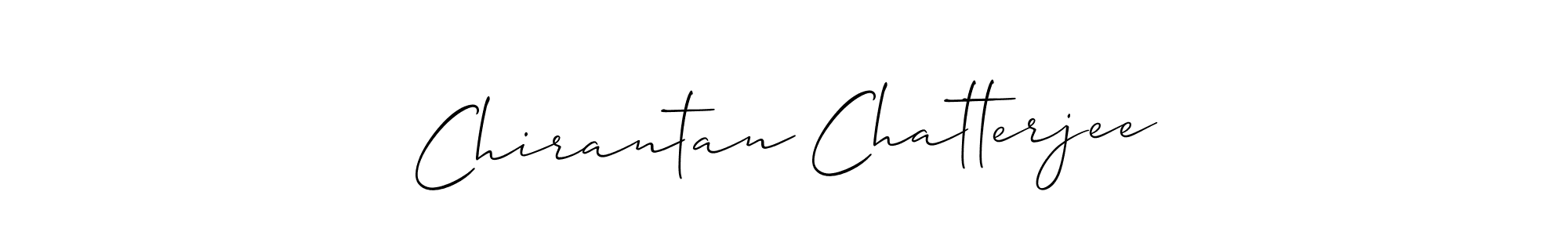 Create a beautiful signature design for name Chirantan Chatterjee. With this signature (Allison_Script) fonts, you can make a handwritten signature for free. Chirantan Chatterjee signature style 2 images and pictures png