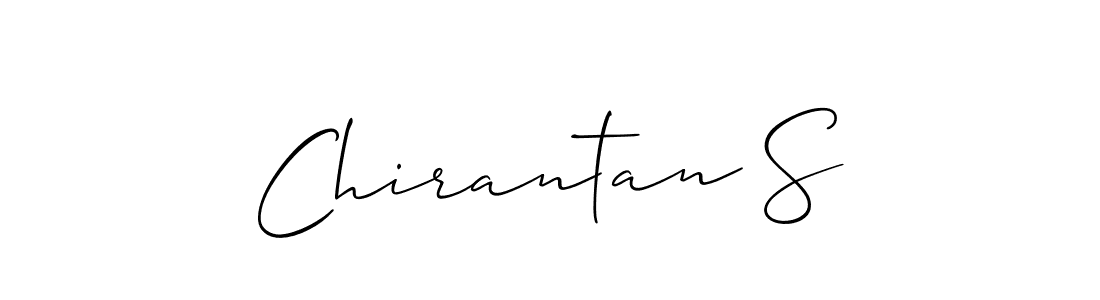 How to Draw Chirantan S signature style? Allison_Script is a latest design signature styles for name Chirantan S. Chirantan S signature style 2 images and pictures png