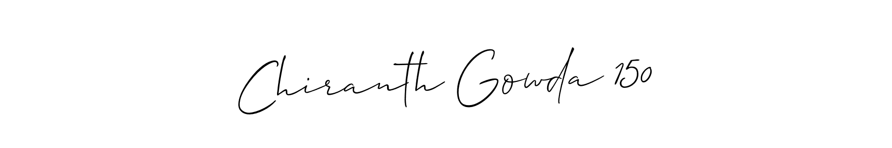 Here are the top 10 professional signature styles for the name Chiranth Gowda 150. These are the best autograph styles you can use for your name. Chiranth Gowda 150 signature style 2 images and pictures png