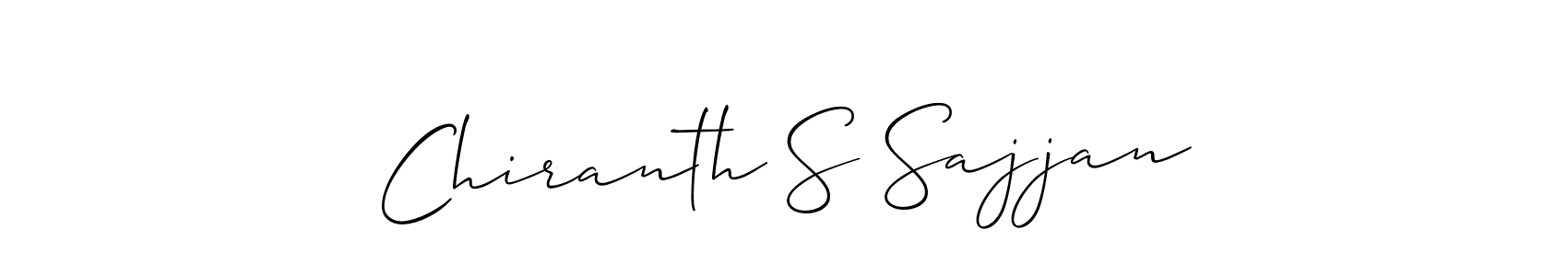 Check out images of Autograph of Chiranth S Sajjan name. Actor Chiranth S Sajjan Signature Style. Allison_Script is a professional sign style online. Chiranth S Sajjan signature style 2 images and pictures png