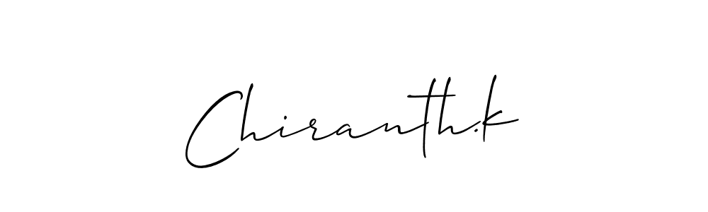 Here are the top 10 professional signature styles for the name Chiranth.k. These are the best autograph styles you can use for your name. Chiranth.k signature style 2 images and pictures png