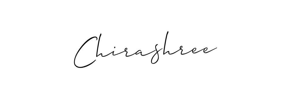 Allison_Script is a professional signature style that is perfect for those who want to add a touch of class to their signature. It is also a great choice for those who want to make their signature more unique. Get Chirashree name to fancy signature for free. Chirashree signature style 2 images and pictures png