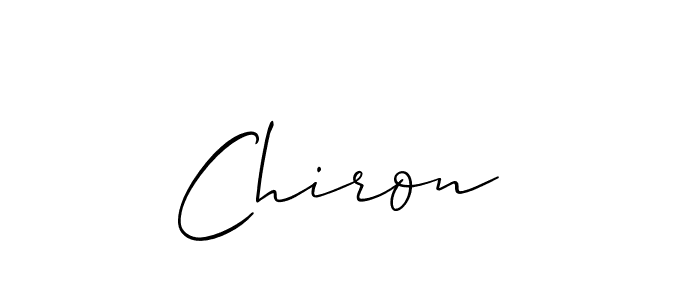 Similarly Allison_Script is the best handwritten signature design. Signature creator online .You can use it as an online autograph creator for name Chiron . Chiron  signature style 2 images and pictures png