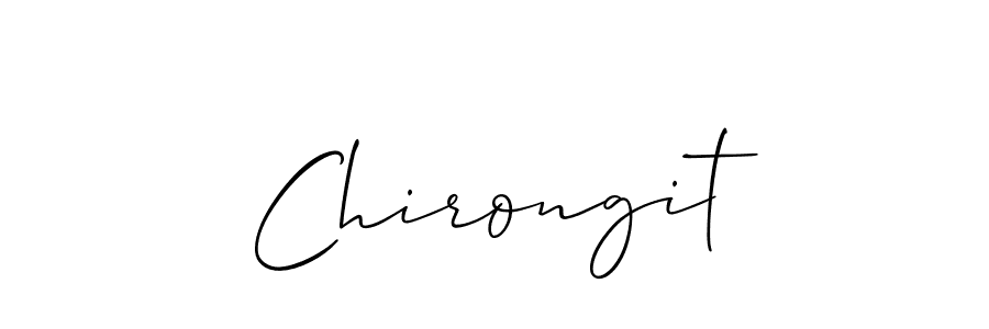 You should practise on your own different ways (Allison_Script) to write your name (Chirongit) in signature. don't let someone else do it for you. Chirongit signature style 2 images and pictures png