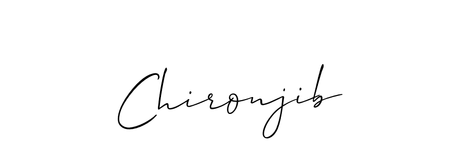 How to make Chironjib name signature. Use Allison_Script style for creating short signs online. This is the latest handwritten sign. Chironjib signature style 2 images and pictures png