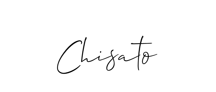 Make a beautiful signature design for name Chisato. Use this online signature maker to create a handwritten signature for free. Chisato signature style 2 images and pictures png