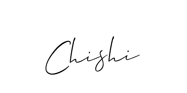 Also we have Chishi name is the best signature style. Create professional handwritten signature collection using Allison_Script autograph style. Chishi signature style 2 images and pictures png