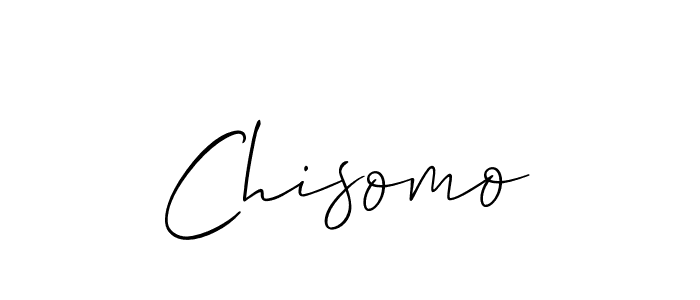 It looks lik you need a new signature style for name Chisomo. Design unique handwritten (Allison_Script) signature with our free signature maker in just a few clicks. Chisomo signature style 2 images and pictures png