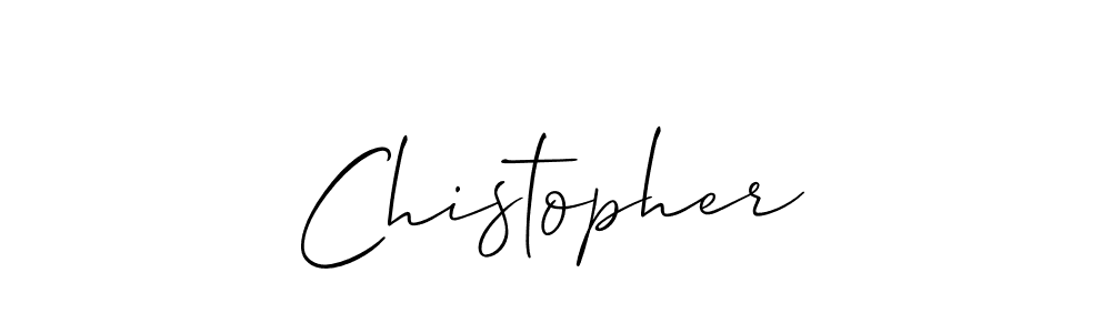 How to make Chistopher name signature. Use Allison_Script style for creating short signs online. This is the latest handwritten sign. Chistopher signature style 2 images and pictures png