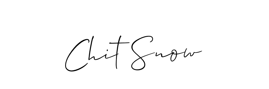 if you are searching for the best signature style for your name Chit Snow. so please give up your signature search. here we have designed multiple signature styles  using Allison_Script. Chit Snow signature style 2 images and pictures png