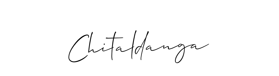 The best way (Allison_Script) to make a short signature is to pick only two or three words in your name. The name Chitaldanga include a total of six letters. For converting this name. Chitaldanga signature style 2 images and pictures png