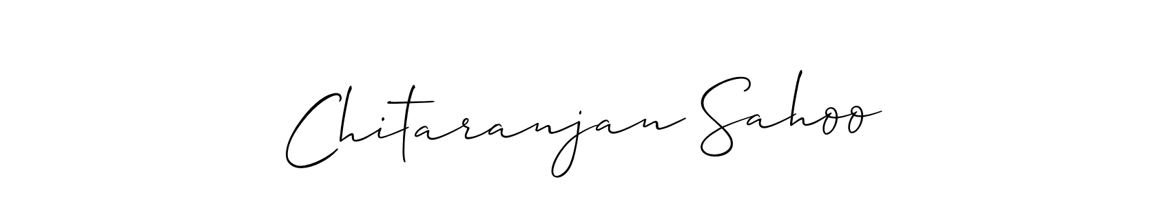 You should practise on your own different ways (Allison_Script) to write your name (Chitaranjan Sahoo) in signature. don't let someone else do it for you. Chitaranjan Sahoo signature style 2 images and pictures png
