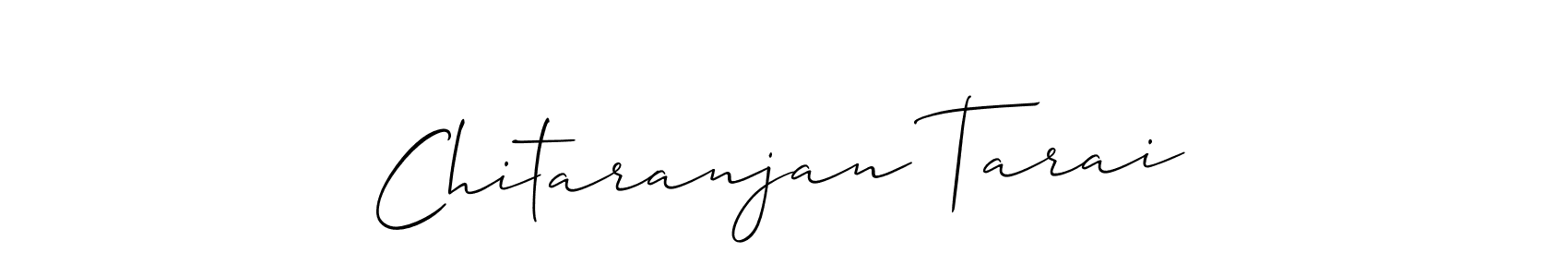 Chitaranjan Tarai stylish signature style. Best Handwritten Sign (Allison_Script) for my name. Handwritten Signature Collection Ideas for my name Chitaranjan Tarai. Chitaranjan Tarai signature style 2 images and pictures png