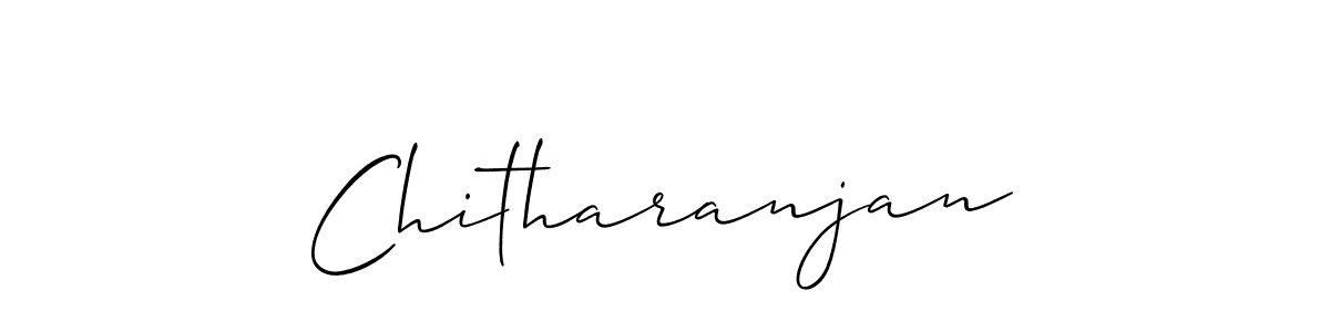 Design your own signature with our free online signature maker. With this signature software, you can create a handwritten (Allison_Script) signature for name Chitharanjan. Chitharanjan signature style 2 images and pictures png